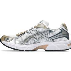 Brown - Unisex Running Shoes Asics GEL-1130 White/Wood Crepe Sneakers unisex Gummi/Textil/Textil Weiß