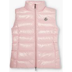 Moncler Vests Moncler Womens Pink Ghany Brand-patch Shell-down Gilet PINK