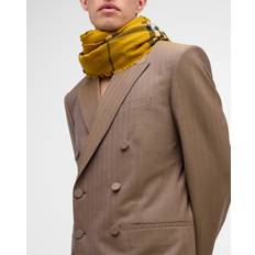 Natural Scarfs Burberry Check Wool Scarf