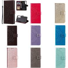 Skalo Samsung S22 Mandala Flip Cover Rosa guld Rosa guld