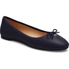 Coach Slip-On Ballerinas Coach Women's Abigail Ballet Flats Midnight Navy Leather 5.5M