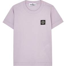 Stone Island Tops Stone Island Stone Island Kids Logo Cotton T-shirt 10-12 Years Lilac