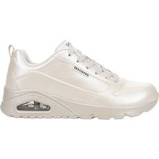 Skechers 43 Scarpe Skechers Uno Galactic Metallic Lace Up Off White