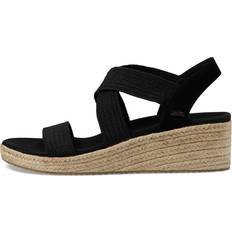 Skechers Women Heeled Sandals Skechers Women's Martha Stewart Arch FIT Beverlee-Brentwood Wedge Sandal, Black