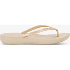 Fitflop Gold Slippers & Sandals Fitflop Iqushion Flip Flops gold