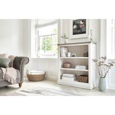 Oak Furnitureland Shelves Oak Furnitureland Painted Acacia Top Book Shelf