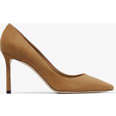 Läder Pumps Jimmy Choo Mocka Elegant Stilettklackar Dam