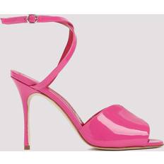 Manolo Blahnik Pink Slippers & Sandals Manolo Blahnik Hourani Sandal