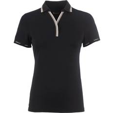 Cavallo Women's Riding Polo Shirt - Noir