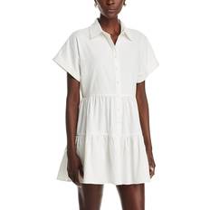 Aqua Clothing Aqua Mini Shirt Dress 100% Exclusive White