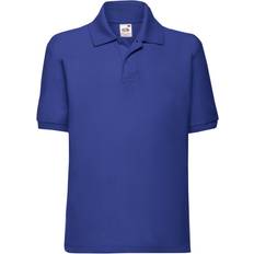 Cheap Polo Shirts Fruit of the Loom Royal, 12-13 Children's 65/35 Pique Polo Blue 12-13yrs