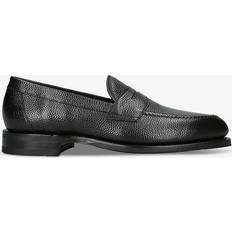 Loake Men Loafers Loake Mens Black Imperial Grained-leather Eur Men BLACK