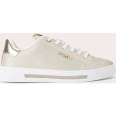Women's Trainer Gold Snake Diamond