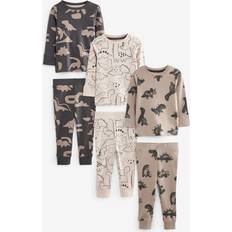 116 Pyjamasar NEXT langärmelig-Pyjama-Set im 3-Pack 9 Monate bis Jahre