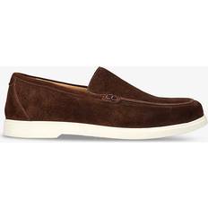 Loake Men Shoes Loake Mens Dark Brown Tuscany Slip-on Suede Eur Men