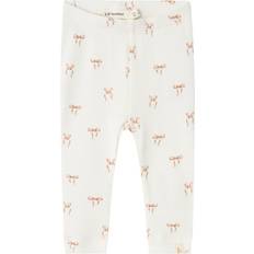 1-3M Bukser Name It Gavo Elf Printed Leggings - Coconut Milk (13236720)