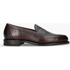 Loake Men Loafers Loake Mens Brown Imperial Grained-leather Eur Men BROWN