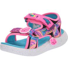 Skechers Girls Jumpsters Sandal Hot Pink/Multi, Toddler