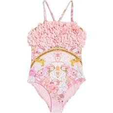 Sleeveless Bathing Suits Camilla Camilla Kids Rosette Swimsuit 4-12 Years pink yrs