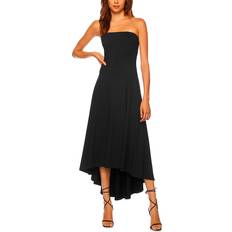 Susana Monaco Strapless High Low Dress - Black