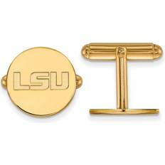 Gold Cufflinks The Black Bow 14k yellow gold louisiana state university cuff links