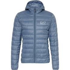 EA7 Outerwear EA7 Mens Down Jacket Medium, Colour: Blue