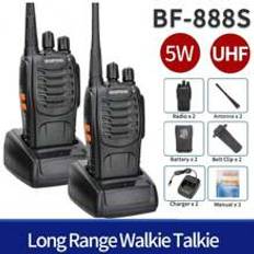 Shein 2Pcs Walkie Talkie Baofeng BF-888S Two-Way Radio 16CH Walkie-Talkie Radios Transceiver UHF 400-470MHz