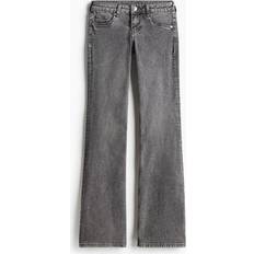 H&M Flared Low Jeans Gray