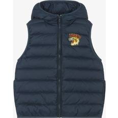 Kenzo Vêtements d'extérieur Kenzo Kids Navy Blue Varsity Tiger Down Gilet