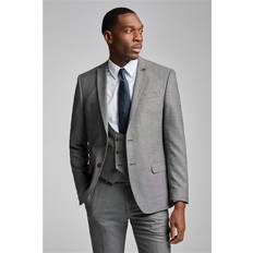 Men Suits Antique Rogue Grey Texture Slim Fit Men's Suit Jacket 38R