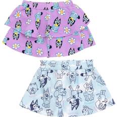 Skirts Bluey Bingo Coco Floral Little Girls Pack Skorts Purple/Blue 7-8