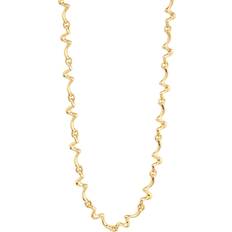 Penelope Recycled Necklace Goldplated Dam Halsband Med Hänge one