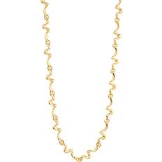 Pilgrim Halsband Pilgrim Penelope Recycled Necklace Goldplated Dam Halsband Med Hänge one