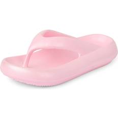 Pink Flip Flops Children's Shoes The Children's Place Girls Shimmer Flip Flops YOUTH Pink