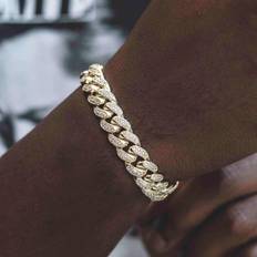 Cuban link bracelet GLD Diamond Cuban Link Bracelet 12mm, 7" 18k