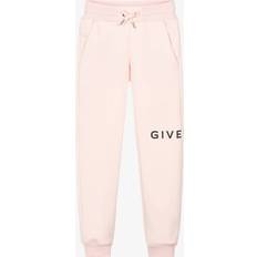 Givenchy Girls Pink 4G Logo Cotton Joggers