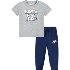 Nike Sæt Sweatpants/T-shirt Midnight Navy mdr Sweatpants