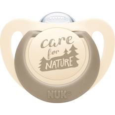 Nuk for Nature napp silikon Creme 0-6m