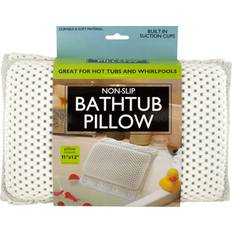 Cuscini da Bagno Bulk Buys OF441 Rutschfestes Badewannenkissen Mit Saugn Pfen Wei