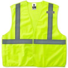 Other Work Vests Ergodyne GloWear ANSI High Visibility Lime Breakaway Reflective Safety Vest - Small/Medium