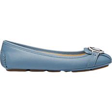 Slip-On Moccasins Michael Kors Fulton Faux Saffiano - Denim