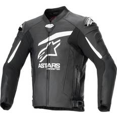 Leather Motorcycle Jackets Alpinestars GP Plus R V4 Airflow Leather Jacket Eur Black White, Black/white