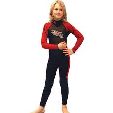 Sim- & Vattensport Base våtdräkt lång model junior röd 165cm