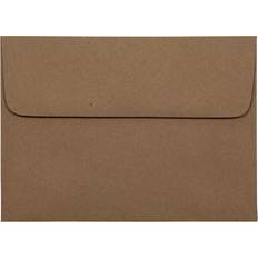 Brown Invitation Envelopes Jam Paper A7 Premium Invitation Envelopes 5 1/4 x 7 1/4 Brown Kraft Bag 100/Pack