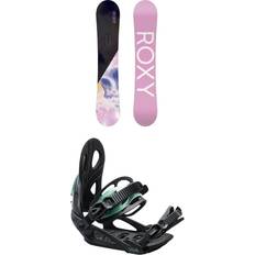 Snowboards Roxy Tabla Snowboard Dawn negro rosa mujer 138 Black