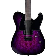 Morado Guitarras Eléctricas ESP LTD TE-200DX Purple Burst Guitarra electrica