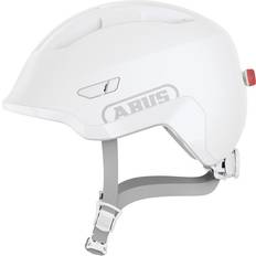 ABUS SMILEY 3.0 ACE LED cykelhjälm, Pure White Hjälmstorlek 50-55 Vit