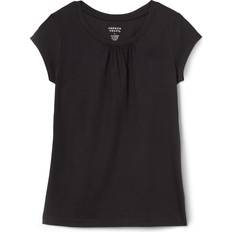 Big Girls Short Sleeve Crew Neck Tee - Black