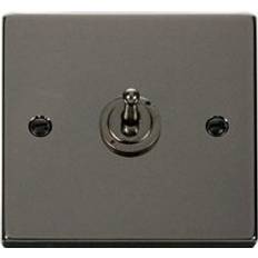 SE Home Black Nickel Intermediate 10AX Toggle Light Switch