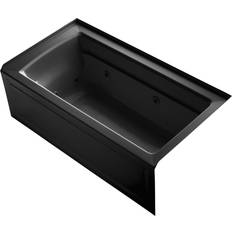 Black Whirlpool Bathtubs Kohler Archer (K-1122-RA-7) 152.4x81.3